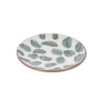 kiliim – Scattered Leaves Plate - Multiple Color - One Size 27 cm × 2.5 cm