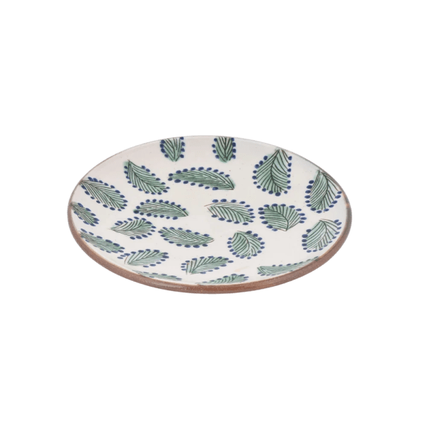 kiliim – Scattered Leaves Plate - Multiple Color - One Size 27 cm × 2.5 cm