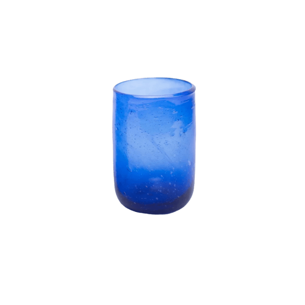 kiliim – Straight Recycled Glass Cup - Multiple Color - One Size Diameter: 7 cm × Height: 10 cm