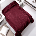 Casa Mora Signature Engraved Blanket Model F93 ,85% Acrylic /15% Polyester ,Multicolor ,one Size (220×240)