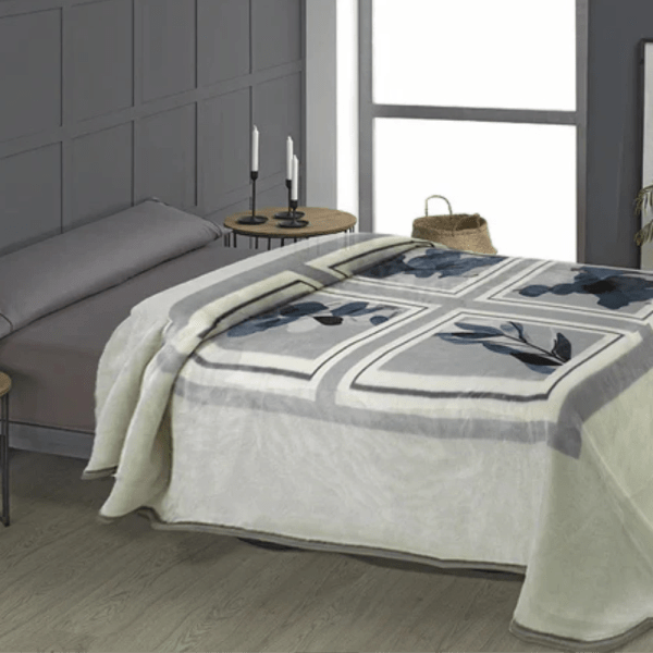 Casa Mora FIRST CLASS 3D Blanket Model M61 , 85% Acrylic /15% Polyester , Multi Color ,one Size (220×240)