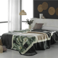 Casa Mora IBIZA Blanket Model F93 (the packaging contains 2 pieces) , 100% Polyester , multi color ,one Size ( 160×220)