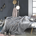 Casa Mora ENGRAVED Blanket Model F93 , 85% Acrylic Microfiber / 15% Polyester , Multicolor ,one Size (220×240)