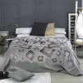 Casa Mora ENGRAVED Plain Blanket Model J29 , 85% Acrylic /15% Polyester ,Multicolor ,one Size (220×240)