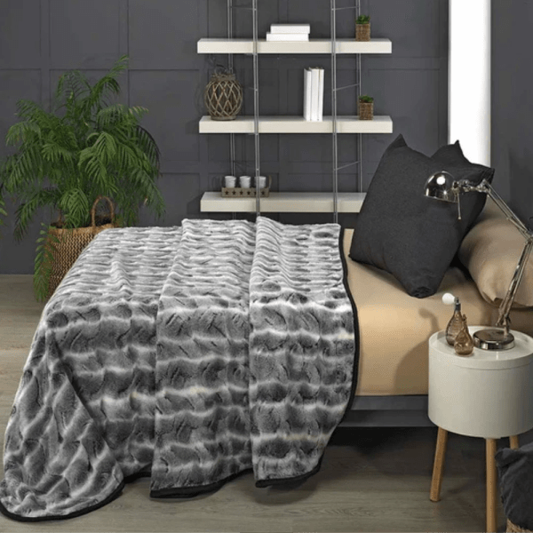 Casa Mora 3D PASARELLA Blanket Model J65 , 85% Acrylic /15% Polyester ,Multicolor ,one Size (220×240)