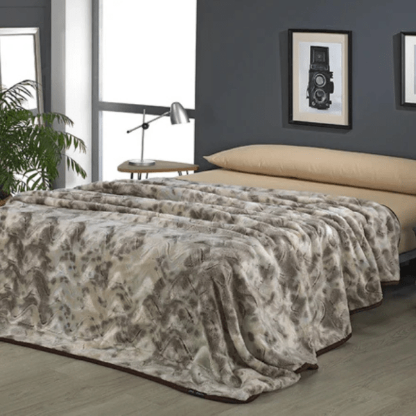 Casa Mora 3D PASARELLA Blanket Model K07 , 85% Acrylic /15% Polyester ,Multicolor ,one Size (220×240)