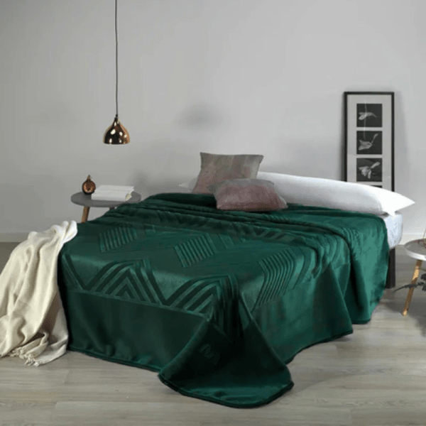 Casa Mora PELUXE Plain Blanket Model 970 , 85% Acrylic /15% Polyester ,Multicolor ,one Size (220×240)