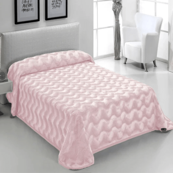 Casa Mora PELUXE Plain Blanket Model B46 , 85% Acrylic /15% Polyester ,Multicolor ,one Size (220×240)