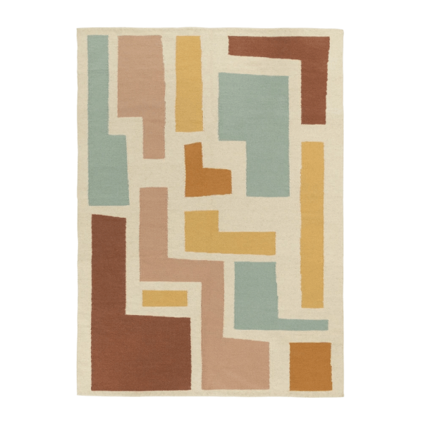 kiliim – Tetris Rug - Multiple Color - Multiple Size