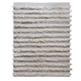 kiliim – White Fringe Rug - white design with fringes - Multiple Size