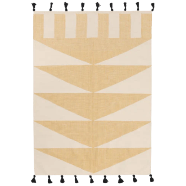 kiliim – Yellow Cascade Rug - Multiple Color - Multiple Size