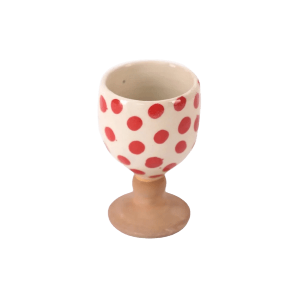 kiliim – Red Dotted Goblet - One Size 8 cm × Height 12 cm