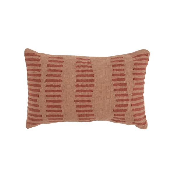 kiliim – Terra Cotta Hatches Cushion - Multiple Color - One size 50×50 cm