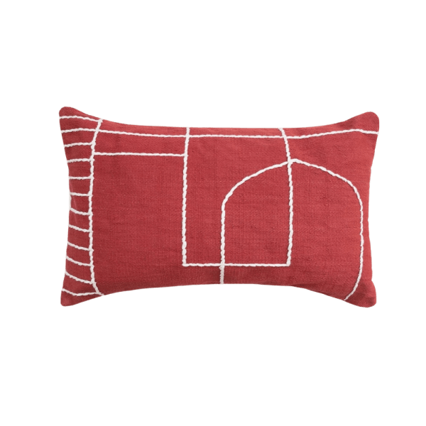 kiliim – Solid Temple Cushion - Multiple Color - One Size: 50 × 50 cm