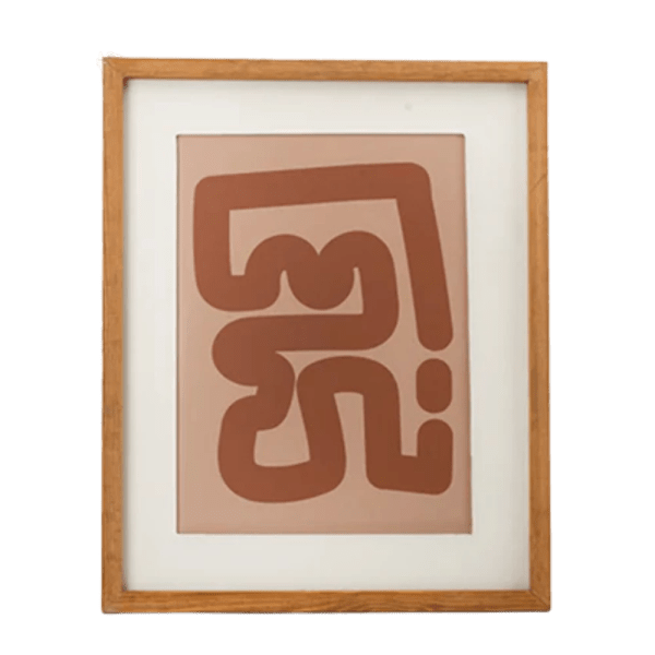 kiliim – Stroke Framed Artwork - Multiple Color - One Size 50 × 70 cm