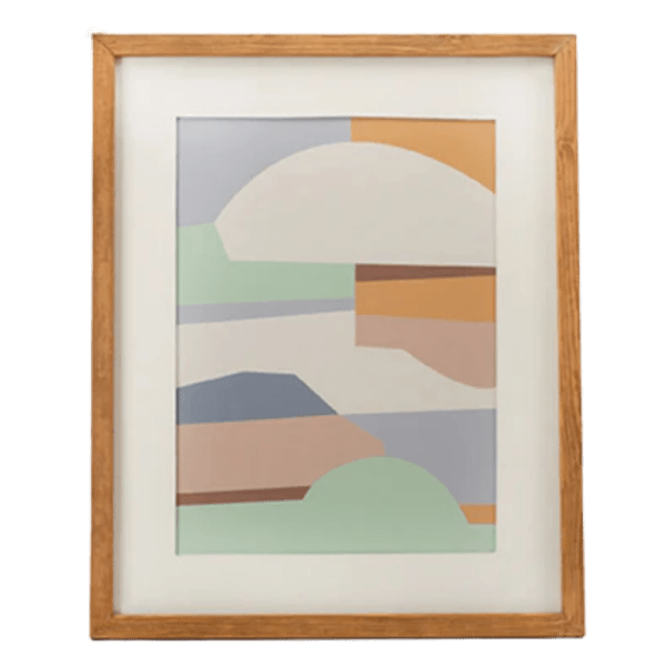 kiliim – Springscape Framed Artwork - Multiple Color - Multiple Size