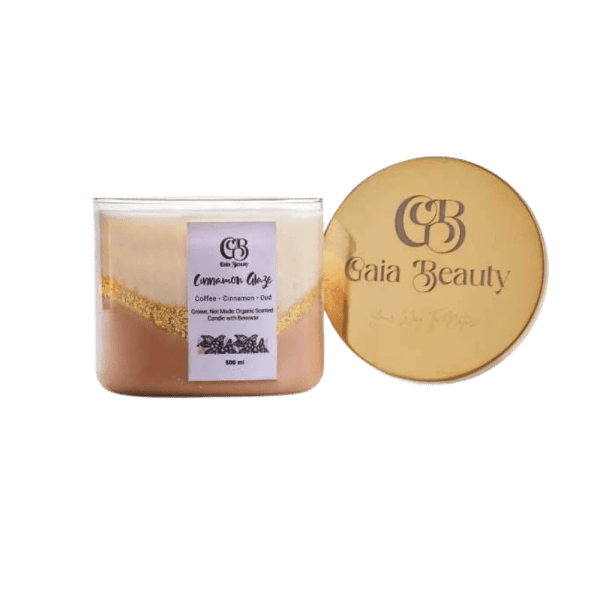 Gaia Beauty - Cinnamon glaze candle - 500 g