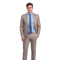 Roban melange regular fit suit - Beige - Multi size