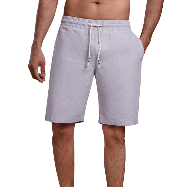 Roban washed linen cotton short - Multi Color - Multi size