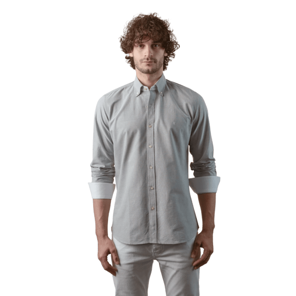 Roban plain washed oxford regular fit shirt - Multi Color - Multi size