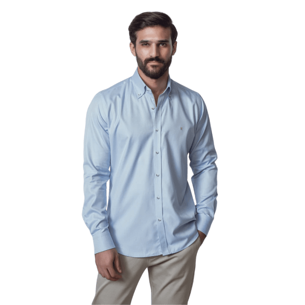 Roban micro-ribbed slim fit shirt - Multi Color - Multi size