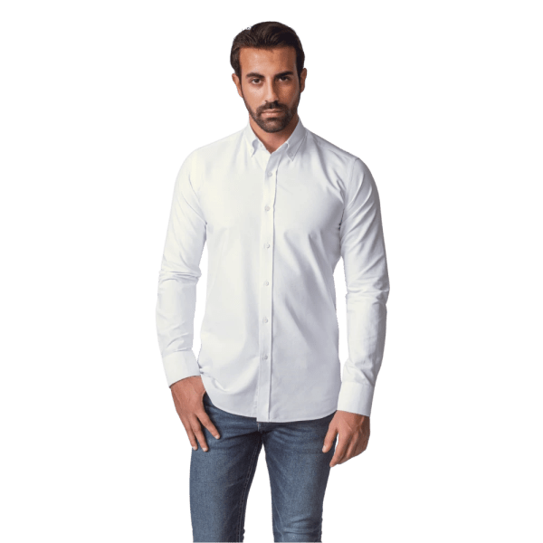 Roban plain washed oxford slim fit shirt - Multi Color - Multi size