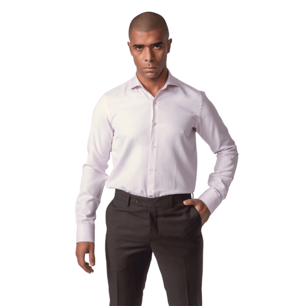 Roban textured regular fit satin cotton shirt - Multi Color - Multi size