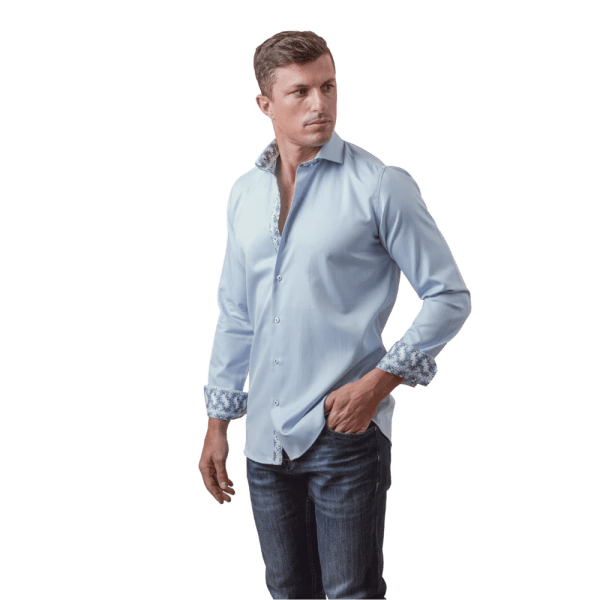 Roban micro-ribbed slim fit shirt - Multi Color - Multi size