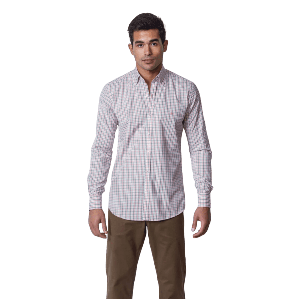 Roban checked slim fit shirt - Multi Color - Multi size