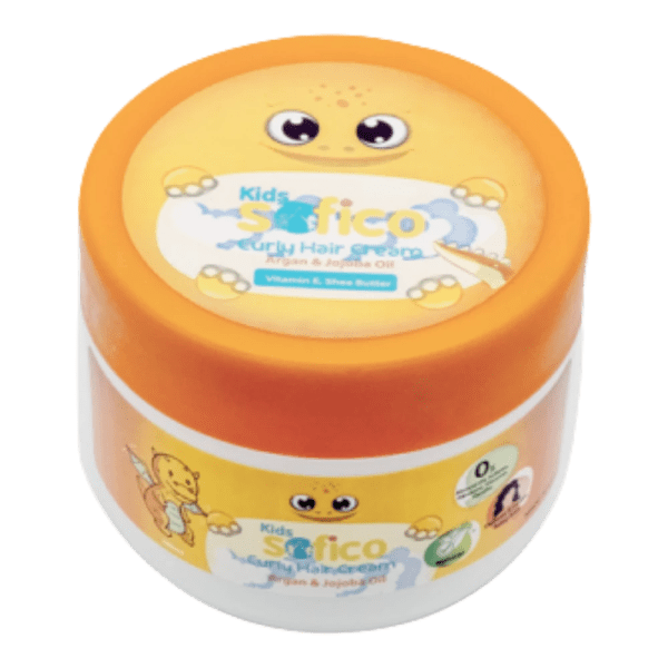 Sofico Kids Curly Hair Cream Argan & Jojoba Oil - 200 ml