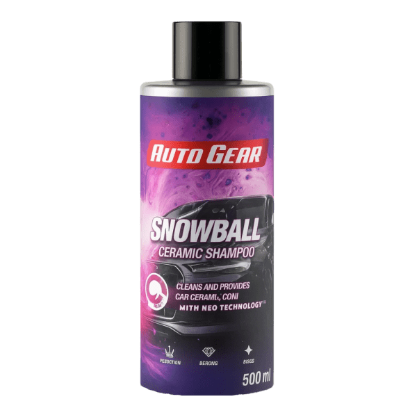 Auto Gear Snowball Gloss Car wash Shampoo (Bubblegum) Scent - 500 ml