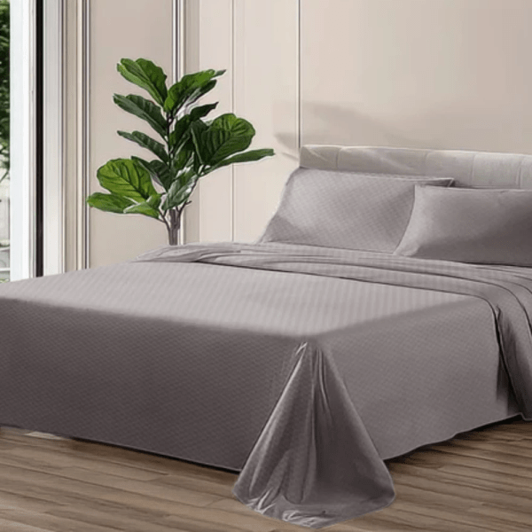 CASA Embossed Bedsheet Set Flat Model ESMF, available in multiple colors & Sizes .