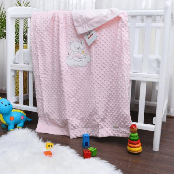 CASA Mora Baby Blanket Model VOLVORETA , available in multiple colors ,one size 80×110 cm