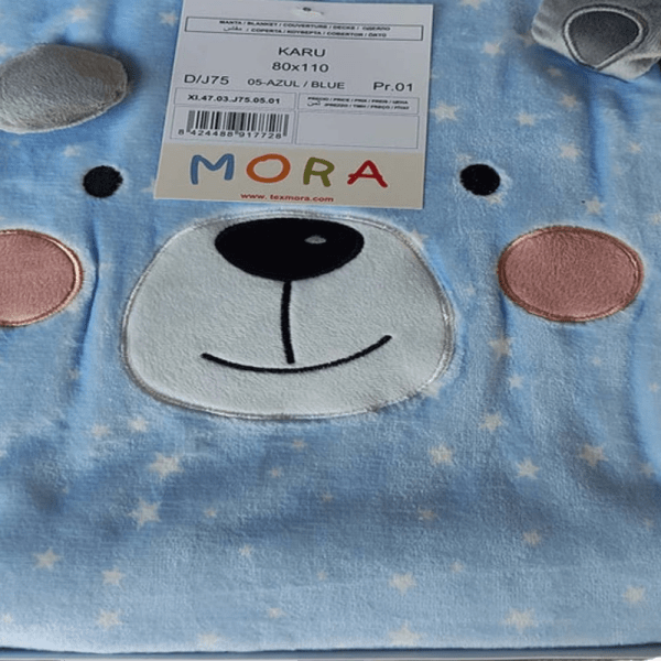 CASA Mora Baby KARU Blanket Model J75, available in multiple colors ,one size 80×110 cm
