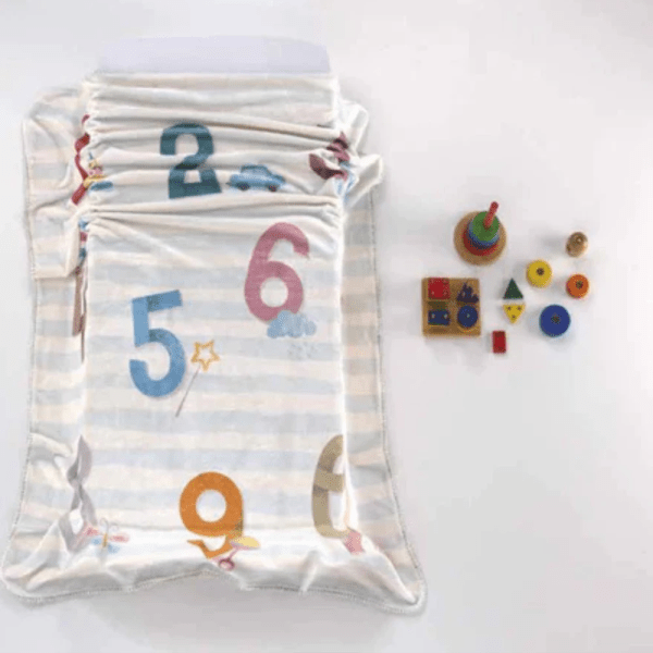 CASA Mora Baby LUMPY Blanket Model J67, available in one color: Pink ,one size 80×110 cm