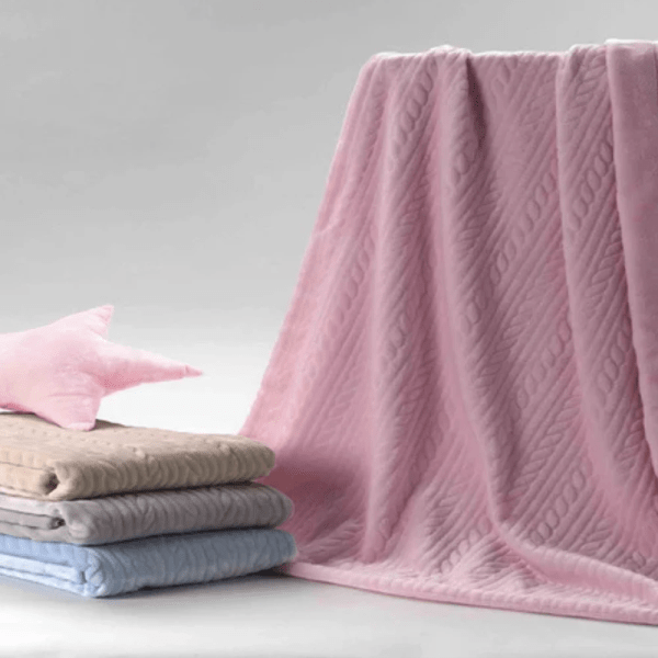 CASA Mora Baby MIMOS Blanket Model G84 , available in multiple colors ,one size 75×95 cm