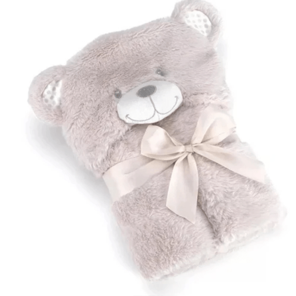 CASA Mora Baby POMPON BEAR Blanket Model P86 , available in multiple colors ,one size 75×95 cm