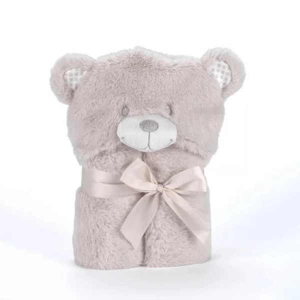 CASA Mora Baby POMPON BEAR Blanket Model P86 , available in multiple colors ,one size 75×95 cm