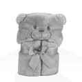 CASA Mora Baby POMPON BEAR Blanket Model P86 , available in multiple colors ,one size 75×95 cm