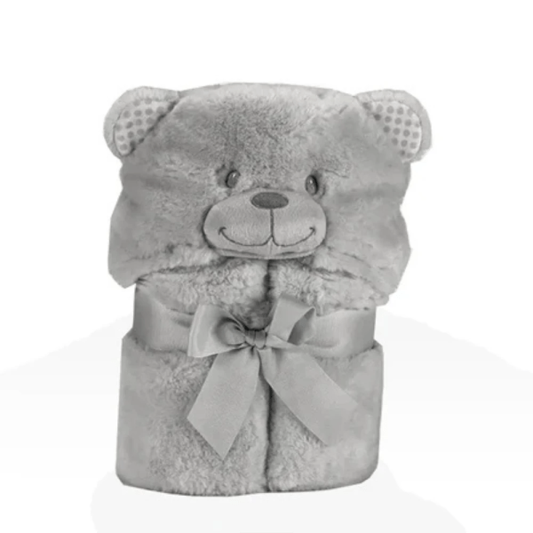 CASA Mora Baby POMPON BEAR Blanket Model P86 , available in multiple colors ,one size 75×95 cm