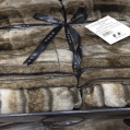 CASA Mora KOLARI Blanket Model C95 , One size :size 230×250 cm ,Available in brown color