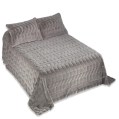 CASA Mora LENA Blanket Model M62, 100% microfiber polyester , one Size 230×250 cm , Available in natural color