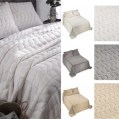 CASA Mora LENA Blanket Model M62, 100% microfiber polyester , one Size 230×250 cm , Available in natural color