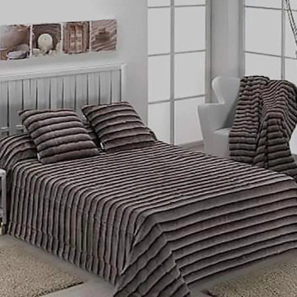 CASA Mora MOSCU Blanket Model C84 , one size 230×250 cm , Made of acrylic ,available in gray color