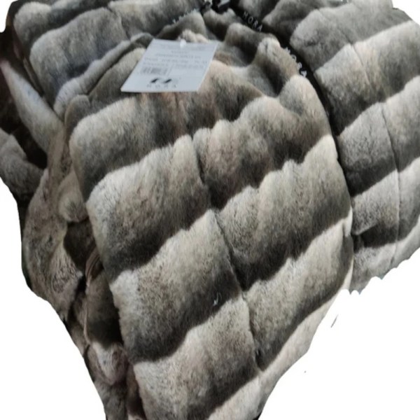 CASA Mora MOSCU Blanket Model C84 , one size 230×250 cm , Made of acrylic ,available in gray color