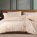 CASA Pacha Home Quilt Fur Model NESREEN , Available in multiple color & one size: size: 220x240 cm