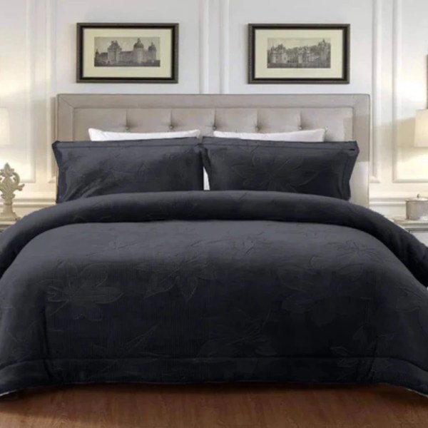 CASA Pacha Home Quilt Sherpa Fur Model ALIA , Available in multiple color & one size: size: 230x250 cm