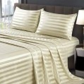 CASA PACHA HOME SET STRIPES BED SHEET 240*270 ,100% Microfiber., Available in multiple color