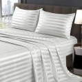 CASA PACHA HOME SET STRIPES BED SHEET 240*270 ,100% Microfiber., Available in multiple color