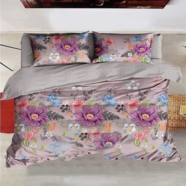 CASA Pacha Home Summer Bed cover Model SCMF +2 Pillowcases 50*70, 100% Microfiber. Available in multiple floral colors.